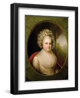 Portrait of Martha Washington-Rembrandt Peale-Framed Giclee Print