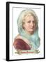 Portrait of Martha Washington-null-Framed Art Print