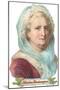 Portrait of Martha Washington-null-Mounted Art Print