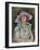 Portrait of Marthe Lebasque in a Purple Hat, 1925-26-Henri Lebasque-Framed Giclee Print