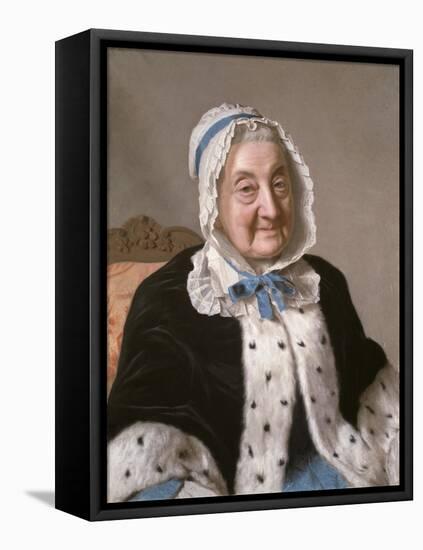 Portrait of Marthe Marie Tronchin, 1758-61-Jean-Etienne Liotard-Framed Stretched Canvas