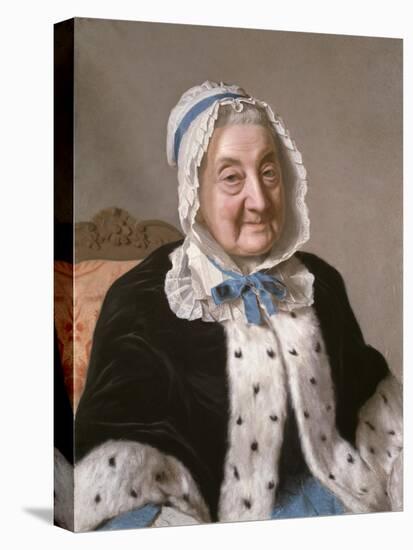 Portrait of Marthe Marie Tronchin, 1758-61-Jean-Etienne Liotard-Stretched Canvas