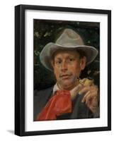 Portrait of Martin Andersen Nexo-Michael Ancher-Framed Giclee Print