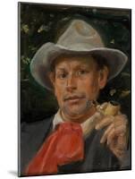 Portrait of Martin Andersen Nexo-Michael Ancher-Mounted Giclee Print