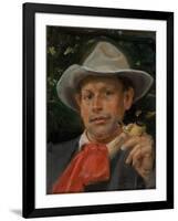 Portrait of Martin Andersen Nexo-Michael Ancher-Framed Giclee Print