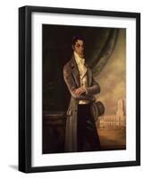 Portrait of Martin De Alzaga, 1806-1807-Gottardo Valentini-Framed Giclee Print