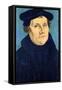 Portrait of Martin Luther 1529-Lucas Cranach the Elder-Framed Stretched Canvas