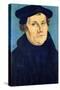 Portrait of Martin Luther 1529-Lucas Cranach the Elder-Stretched Canvas