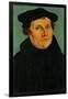 Portrait of Martin Luther, 1529-Lucas Cranach the Elder-Framed Giclee Print