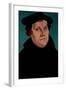 Portrait of Martin Luther, 1529-Lucas Cranach the Elder-Framed Giclee Print