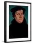 Portrait of Martin Luther, 1529-Lucas Cranach the Elder-Framed Giclee Print