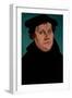 Portrait of Martin Luther, 1529-Lucas Cranach the Elder-Framed Premium Giclee Print