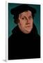 Portrait of Martin Luther, 1529-Lucas Cranach the Elder-Framed Giclee Print