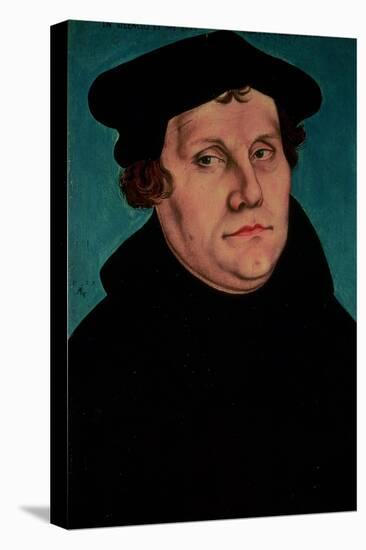 Portrait of Martin Luther, 1529-Lucas Cranach the Elder-Stretched Canvas