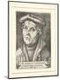 Portrait of Martin Luther, 1530-Italian School-Mounted Giclee Print