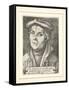 Portrait of Martin Luther, 1530-Italian School-Framed Stretched Canvas