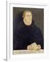 Portrait of Martin Luther, 1568-Lucas Cranach, the Elder (Studio of)-Framed Giclee Print