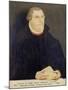 Portrait of Martin Luther, 1568-Lucas Cranach, the Elder (Studio of)-Mounted Giclee Print