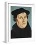 Portrait of Martin Luther-Lucas Cranach the Elder-Framed Art Print