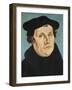 Portrait of Martin Luther-Lucas Cranach the Elder-Framed Premium Giclee Print