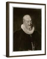 Portrait of Martin Ruzé De Beaulieu-Frans Porbus-Framed Giclee Print