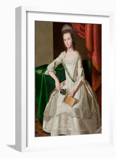 Portrait of Mary Ann Carpenter (1751-1801) Mrs Thomas Forster, 1779 (Oil on Canvas)-Ralph Earl-Framed Giclee Print