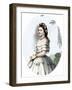 Portrait of Mary Ann Todd Lincoln (1818-1882) First Lady of the United States. Engraving of the 19T-null-Framed Giclee Print