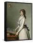 Portrait of Mary Broutin, Baroness Chalvet-Sonville-Francois Andre Vincent-Framed Stretched Canvas