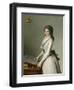 Portrait of Mary Broutin, Baroness Chalvet-Sonville-Francois Andre Vincent-Framed Giclee Print