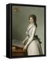 Portrait of Mary Broutin, Baroness Chalvet-Sonville-Francois Andre Vincent-Framed Stretched Canvas