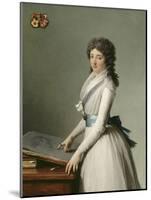 Portrait of Mary Broutin, Baroness Chalvet-Sonville-Francois Andre Vincent-Mounted Giclee Print