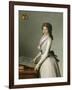 Portrait of Mary Broutin, Baroness Chalvet-Sonville-Francois Andre Vincent-Framed Giclee Print