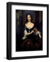 Portrait of Mary Butler, Duchess of Devonshire-Willem Wissing-Framed Premium Giclee Print