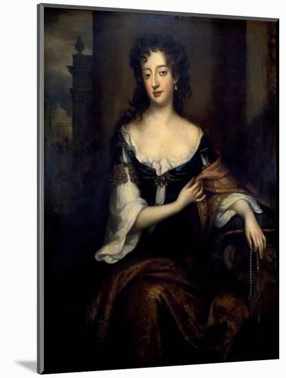 Portrait of Mary Butler, Duchess of Devonshire-Willem Wissing-Mounted Giclee Print