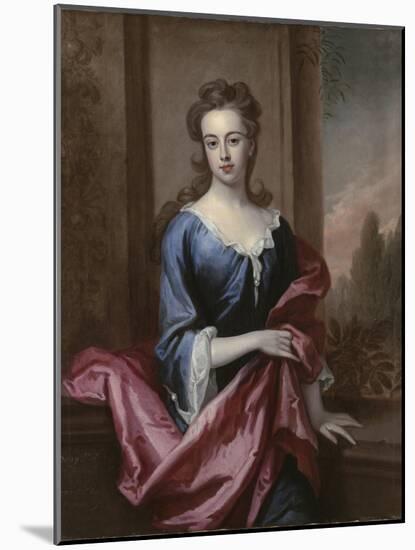 Portrait of Mary Calverley, Lady Sherard, C.1696-Godfrey Kneller-Mounted Giclee Print