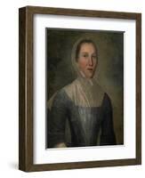 Portrait of Mary Crosswell, 1763-Joseph Badger-Framed Giclee Print