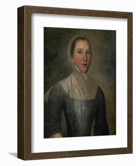 Portrait of Mary Crosswell, 1763-Joseph Badger-Framed Giclee Print