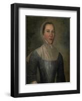 Portrait of Mary Crosswell, 1763-Joseph Badger-Framed Giclee Print