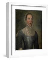 Portrait of Mary Crosswell, 1763-Joseph Badger-Framed Giclee Print