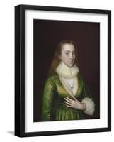 Portrait of Mary Darrell-Robert Peake-Framed Giclee Print