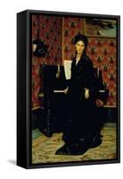 Portrait of Mary Donegani Par Boldini, Giovanni (1842-1931). Oil on Wood, Size : 40X25, 1869, Istit-Giovanni Boldini-Framed Stretched Canvas