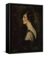 Portrait of Mary Gascoigne-Cecil When Marchioness of Hartington, c.1917-18-James Jebusa Shannon-Framed Stretched Canvas