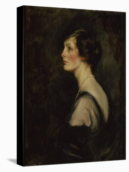 Portrait of Mary Gascoigne-Cecil When Marchioness of Hartington, c.1917-18-James Jebusa Shannon-Stretched Canvas