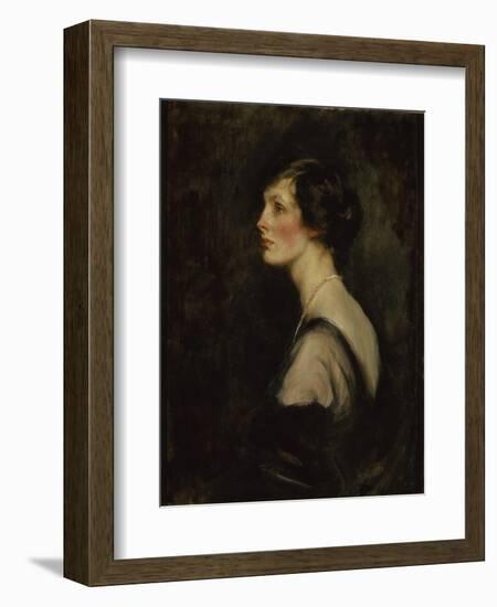 Portrait of Mary Gascoigne-Cecil When Marchioness of Hartington, c.1917-18-James Jebusa Shannon-Framed Giclee Print