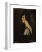 Portrait of Mary Gascoigne-Cecil When Marchioness of Hartington, c.1917-18-James Jebusa Shannon-Framed Giclee Print