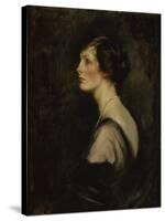 Portrait of Mary Gascoigne-Cecil When Marchioness of Hartington, c.1917-18-James Jebusa Shannon-Stretched Canvas