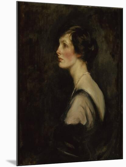 Portrait of Mary Gascoigne-Cecil When Marchioness of Hartington, c.1917-18-James Jebusa Shannon-Mounted Giclee Print