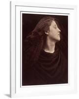 Portrait of Mary Hillier, C.1865/75-Julia Margaret Cameron-Framed Photographic Print