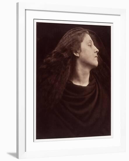 Portrait of Mary Hillier, C.1865/75-Julia Margaret Cameron-Framed Photographic Print