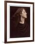 Portrait of Mary Hillier, C.1865/75-Julia Margaret Cameron-Framed Photographic Print